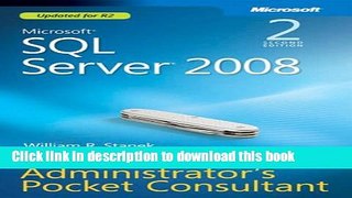 Read Book Microsoft(R) SQL Server(R) 2008 Administrator s Pocket Consultant E-Book Free