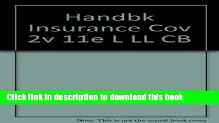 [PDF]  Handbook on Insurance Coverage Disputes  [Download] Full Ebook
