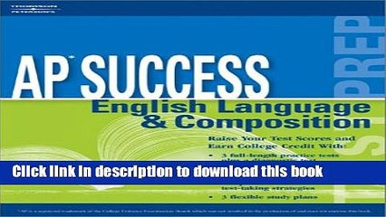 Read AP Success: Eng. Language   Comp 3e (Peterson s Master the AP English Language