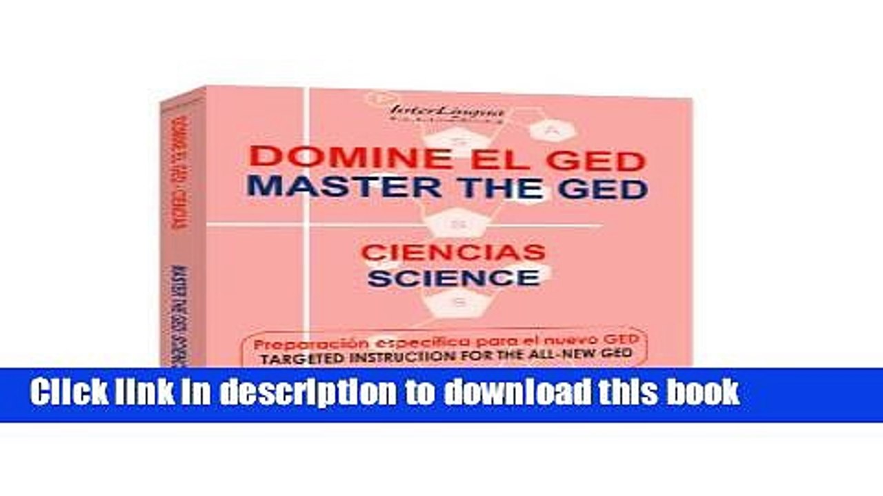 Read Apruebe El GED / Passing the GED: Ciencias / Science (Spanish Edition)  PDF Free