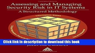 Read Books Assessing and Managing Security Risk in IT Systems: A Structured Methodology E-Book