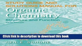 Read Book Study Guide/Solutions Manual for Organic Chemistry ebook textbooks