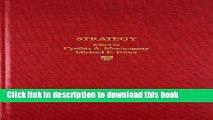 Read Strategy: Seeking and Securing Competitive Advantage (Harvard Business Review Book)  Ebook Free