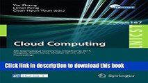 Download Cloud Computing: 6th International Conference, CloudComp 2015, Daejeon, South Korea,