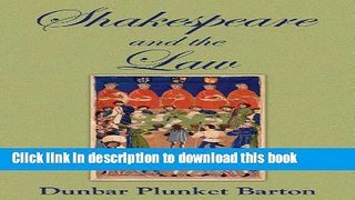 [PDF]  Shakespeare and the Law  [Download] Full Ebook