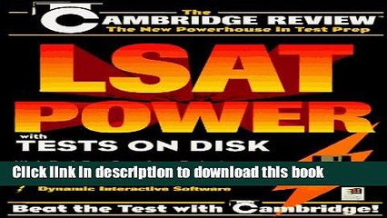 Read Arco Lsat Power With Tests on Disk: User s Manual (Cambridge Review the New Powerhouse in