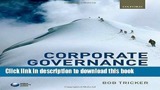 [PDF]  Corporate Governance: Principles, Policies, and Practices  [Read] Full Ebook