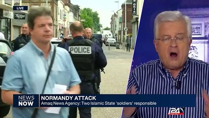 French police arrest at least 2 people in connection with priest killing