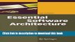 Download Books Essential Software Architecture E-Book Download