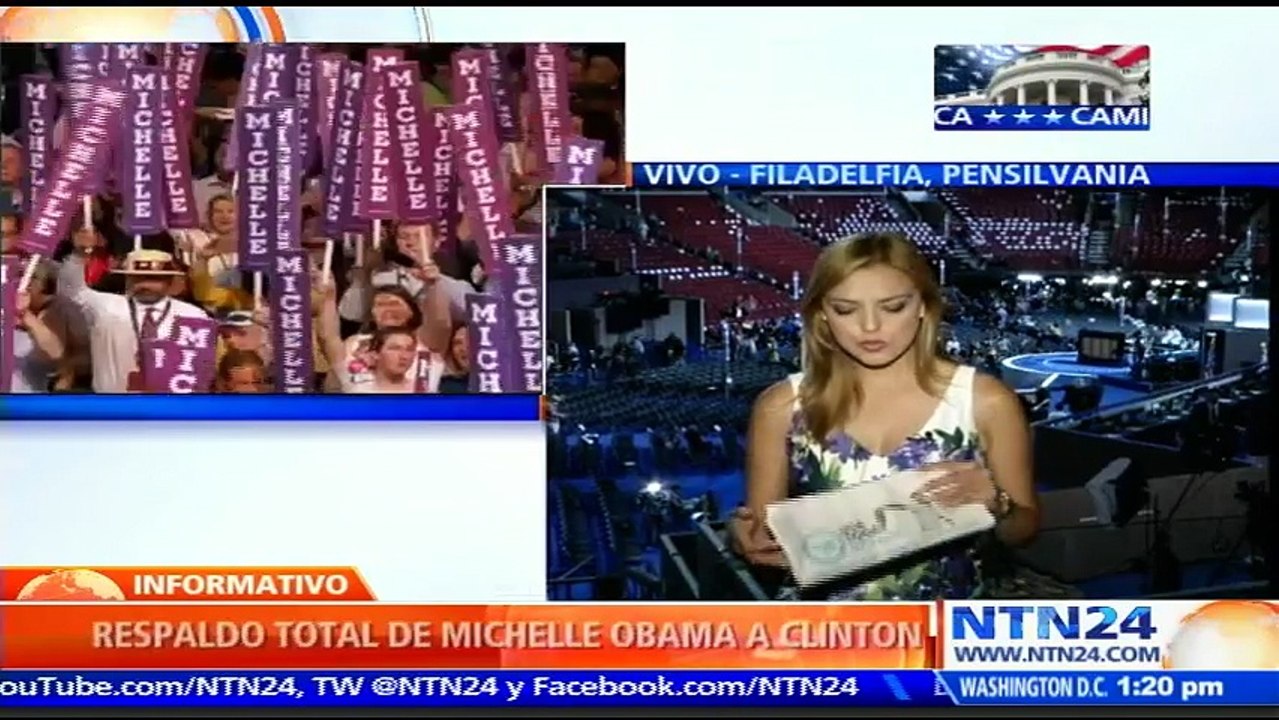 Demócratas preparan la nominación de Hillary Clinton durante segundo día de convención en Filadelfia