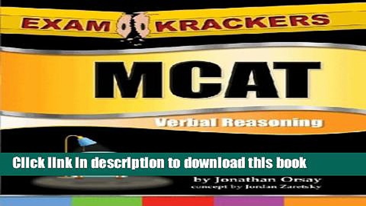 Read Examkrackers MCAT Verbal Reasoning and Math Ebook Free