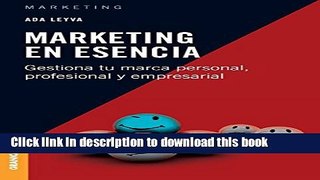 [PDF] Marketing En Esencia (Spanish Edition) Download Online