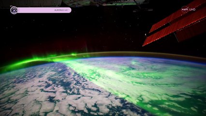 Aurore Boréale vue de l'espace