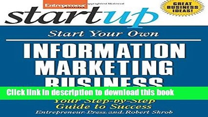 Download Books Start Your Own Information Marketing Business (StartUp Series) PDF Online