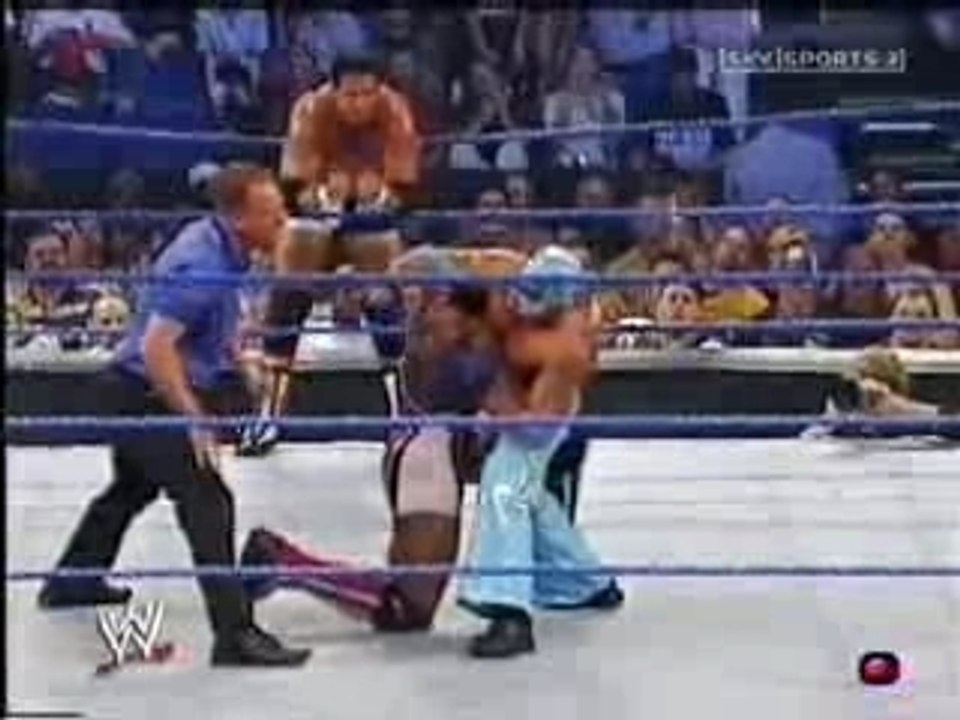 Mysterio,Kidman vs Hauss Benjerman WWE Tage Team Titles