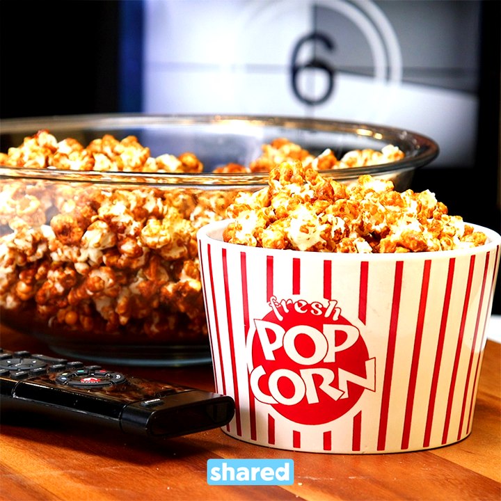 Bacon Bourbon Caramel Popcorn
