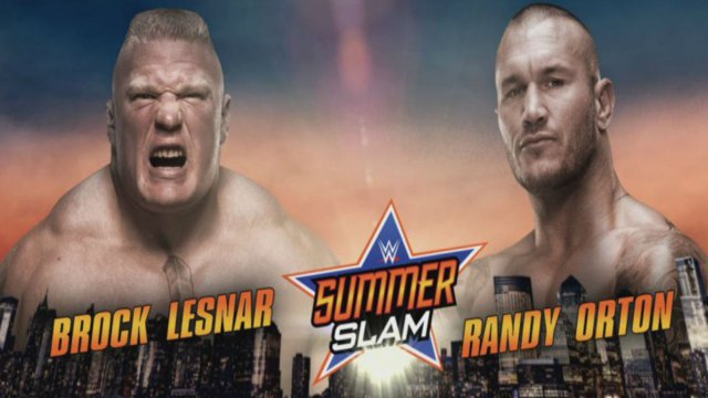 Brock Lesnar vs Randy Orton WWE SummerSlam 2016 WWE 2K16