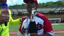 Entrega de reconocimiento a la Liga de Béisbol de Veteranos de Guanajuato