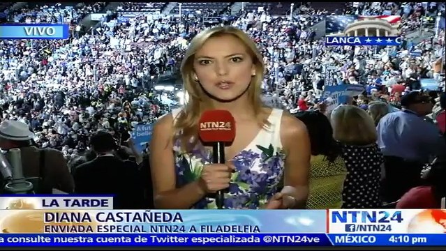 Comienza proceso para elegir a Clinton como candidata presidencial Demócrata