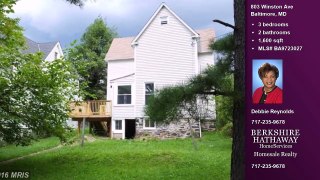 803 Winston Ave Baltimore, MD 21212 - Home for sale