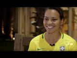 Papo Olímpico: Raquel, atacante da Seleção Feminina na Rio 2016