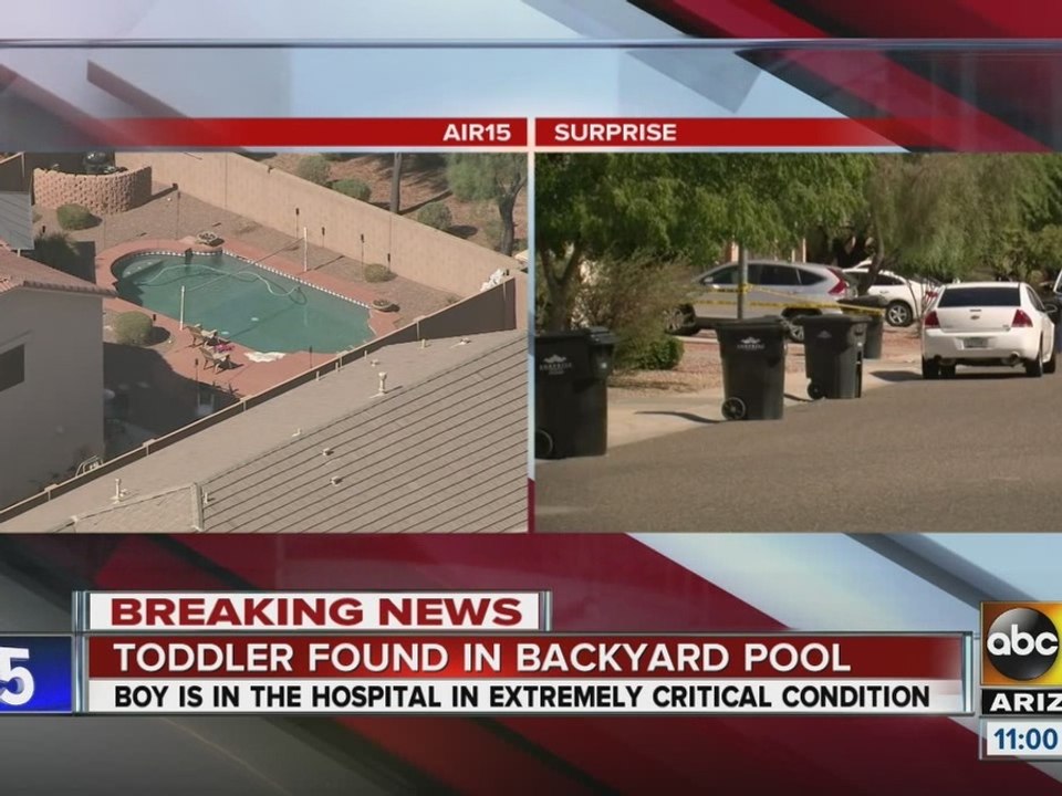 Toddler found in Surprise pool
