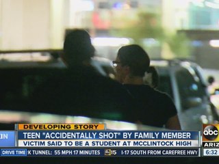 Teen accidentally shot, killed by family member, police say
