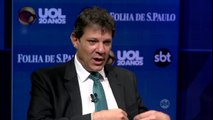 Fernando Haddad participa de sabatina