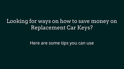 Car Key Transponder Smiths Station, AL