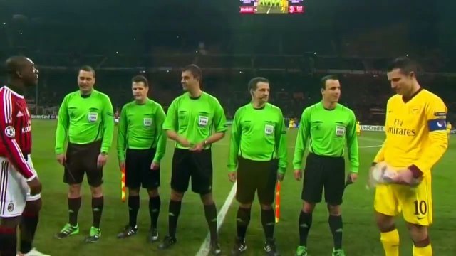 AC Milan vs Arsenal FC 4-0 Highlights (UCL Round of 16) 2011-12