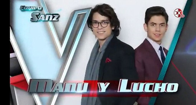 Manu y Lucho Mientes || La voz Mexico 2016 Semifinal 24 de Julio 2016