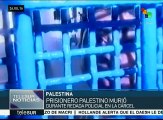 Prisioneros palestinos en Israel iniciarán huelga de hambre