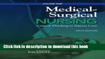 [PDF]  Medical-Surgical Nursing: Critical Thinking in Patient Care, Volume 1 (5th Edition)  [Read]