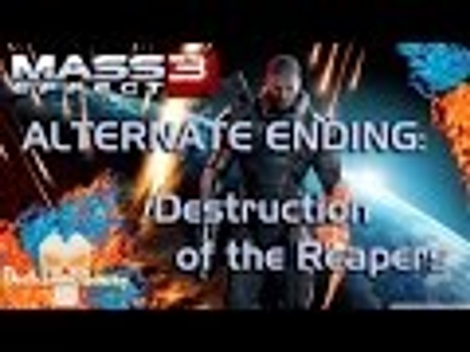 Mass Effect 3 | ENDING | Destuction of the Reapers