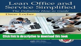 [PDF] Lean Office and Service Simplified: The Definitive How-To Guide  Full EBook