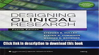 Read Books Designing Clinical Research ebook textbooks