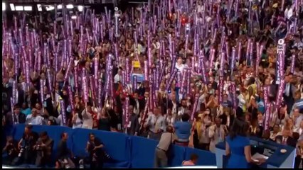 Michelle Obama praises Hillary Clinton at the DNC 2016