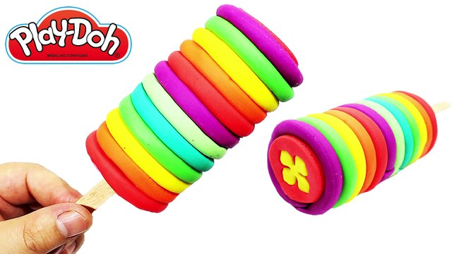 Fun Play Doh Ice Cream with Popsicles Molds Fun Video for Kids