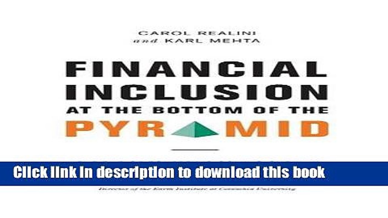 [PDF] Financial Inclusion at the Bottom of the Pyramid  Full EBook