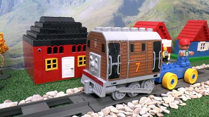 Disney Cars Toys Fun with Frank and Superheroes Captain America Iron Man and Thomas and Friends_35