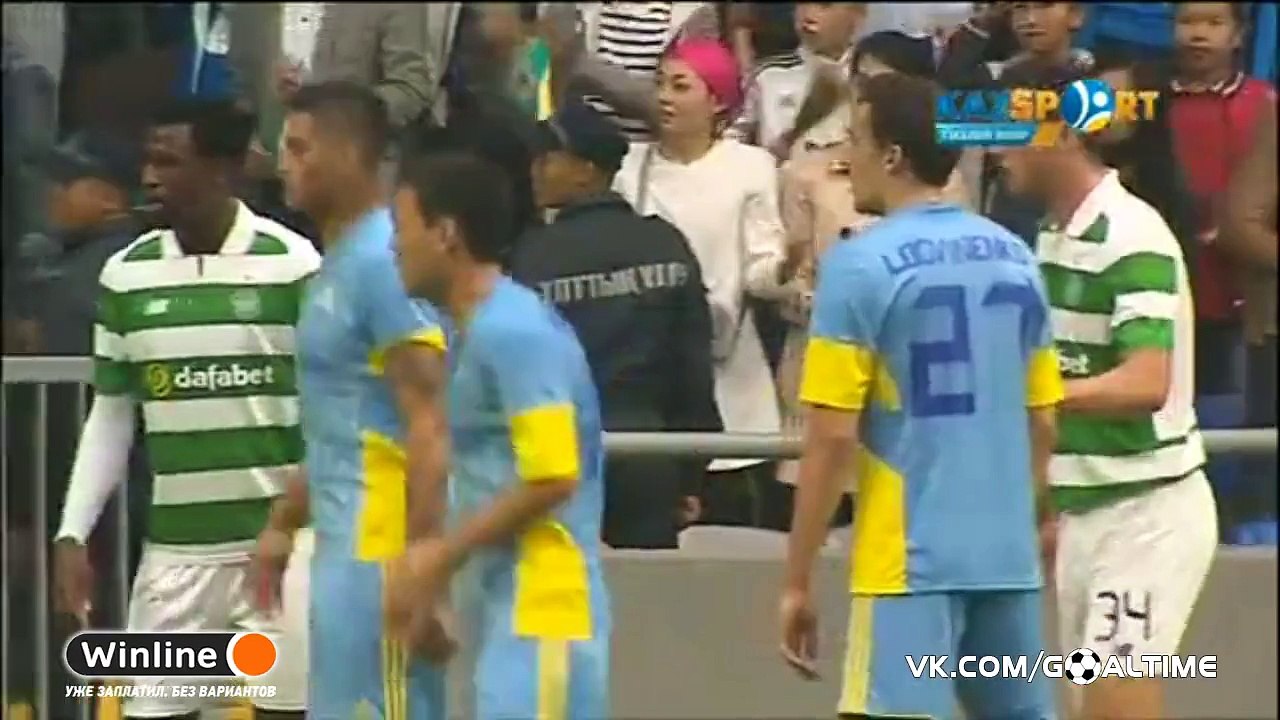 Yuri Logvinenko Goal - FC Astana  1-0 Celtic  - 27-07-2016