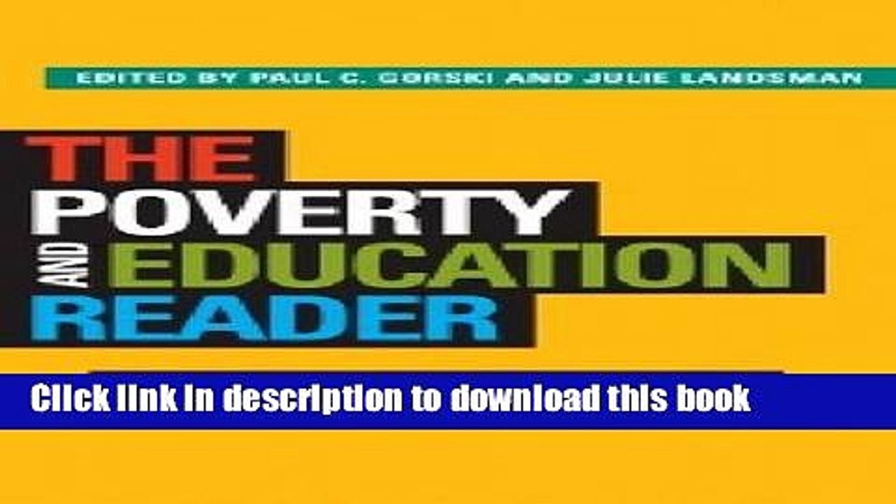 Download The Poverty and Education Reader: A Call for Equity in Many Voices  Ebook Online