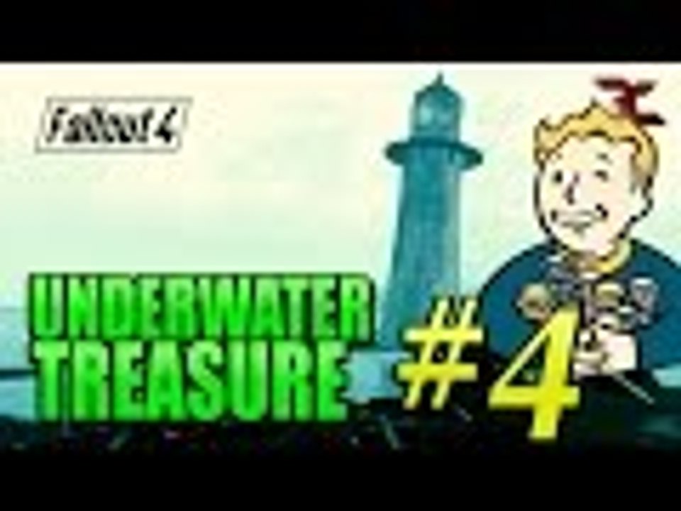 Fallout 4 - Underwater Secrets Exploration (Treasure Easter Egg #4)
