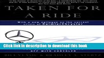 [PDF] Taken for a Ride: How Daimler-Benz Drove Off With Chrysler  Read Online