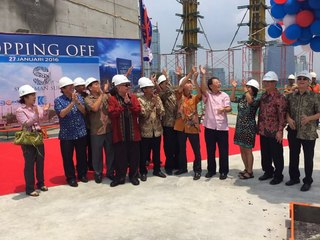 Jemy Sutjiawan - Topping Off Sudirman Suites Jakarta