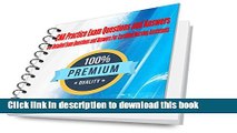 [PDF]  CNA Practice Exam Questions and Answers: 100 Detailed Exam Questions and Answers For