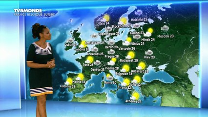 La vidéo d'ALICIA FALL pour LA METEO du 2016 07 23 sur TV5 MONDE