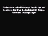 READ book Design for Sustainable Change: How Design and Designers Can Drive the Sustainability