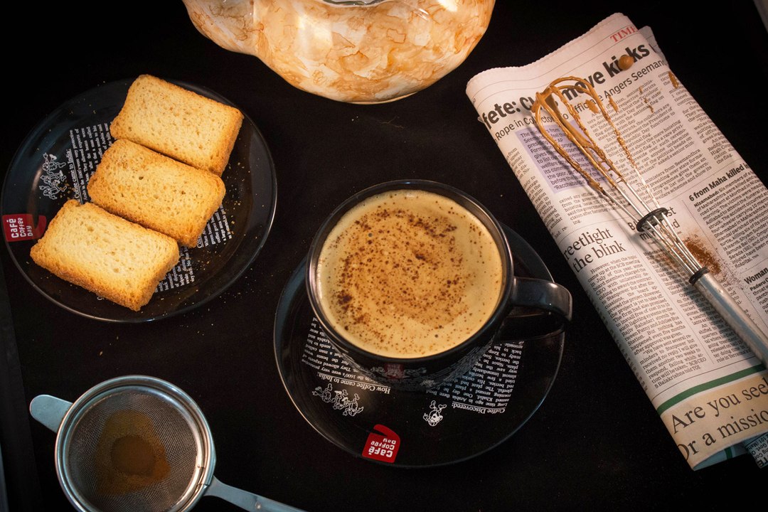 Beaten Coffee/ Indian Cappuccino (Without Machine) By Sharmilazkitchen