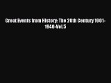 [PDF] Great Events from History: The 20th Century 1901-1940-Vol.5 Download Full Ebook